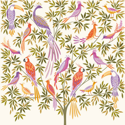 Sara Miller - Oiseaux dans un arbre