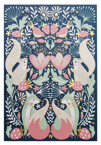 Wild Berry - Renard, écureuils et oiseaux