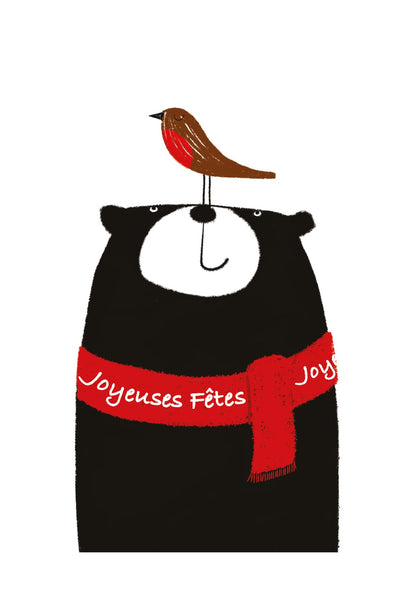 Bear - ours et rouge-gorge