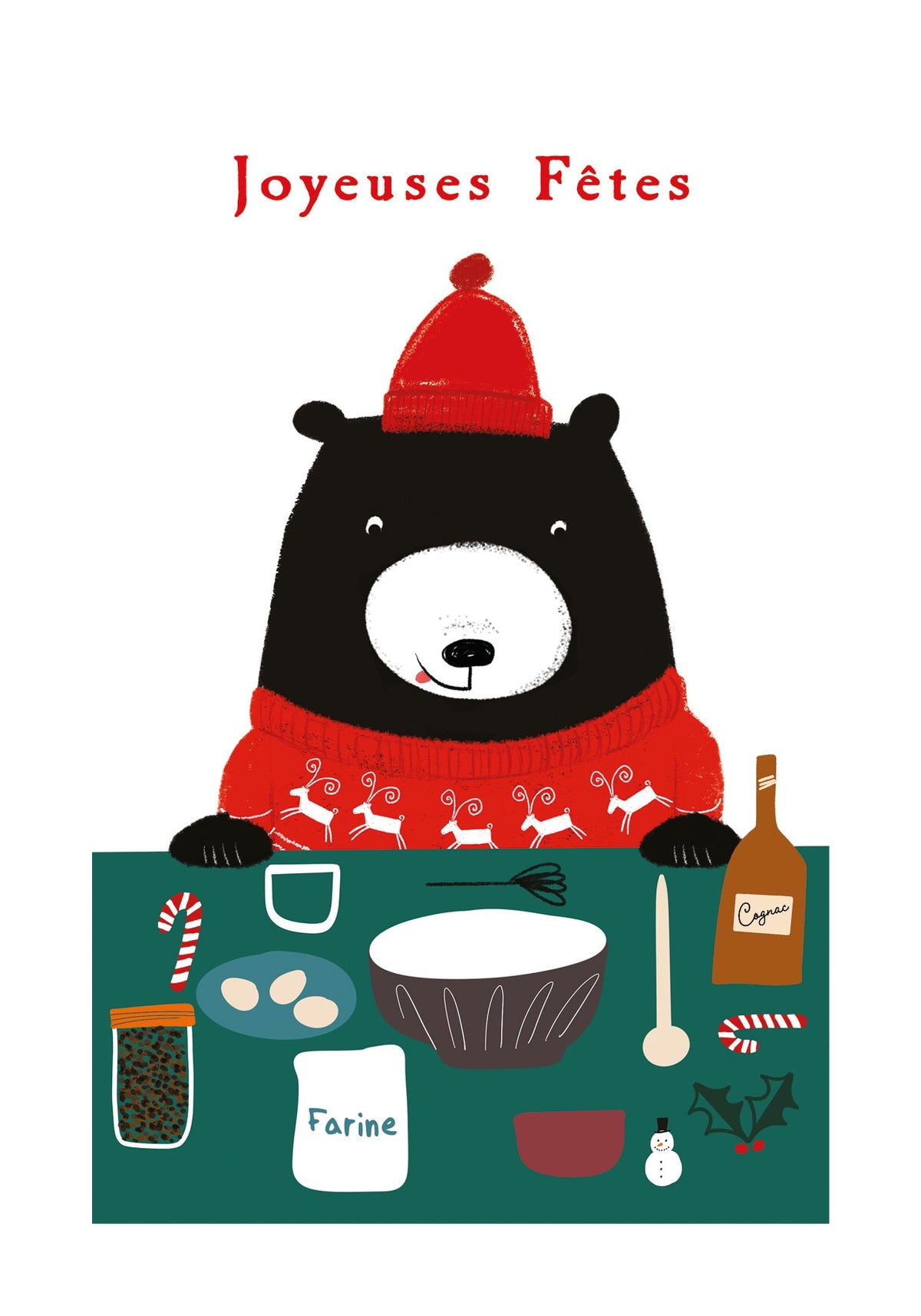Bear - ours qui fait cuisiner