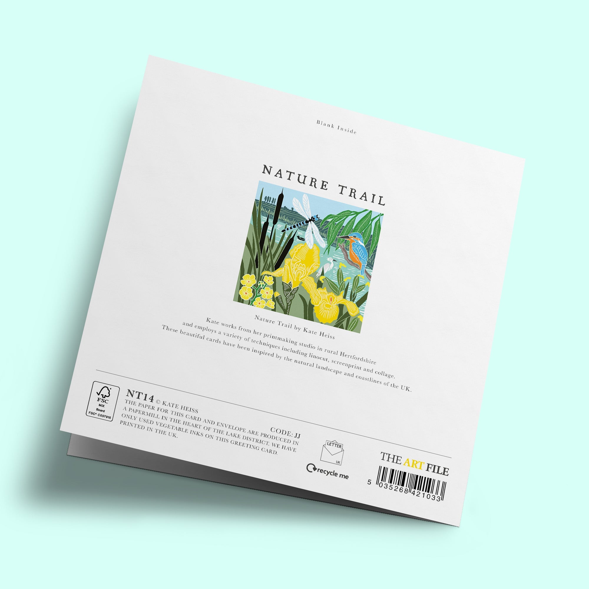 Nature Trail - Martin-pêcheur et libellule à la rive