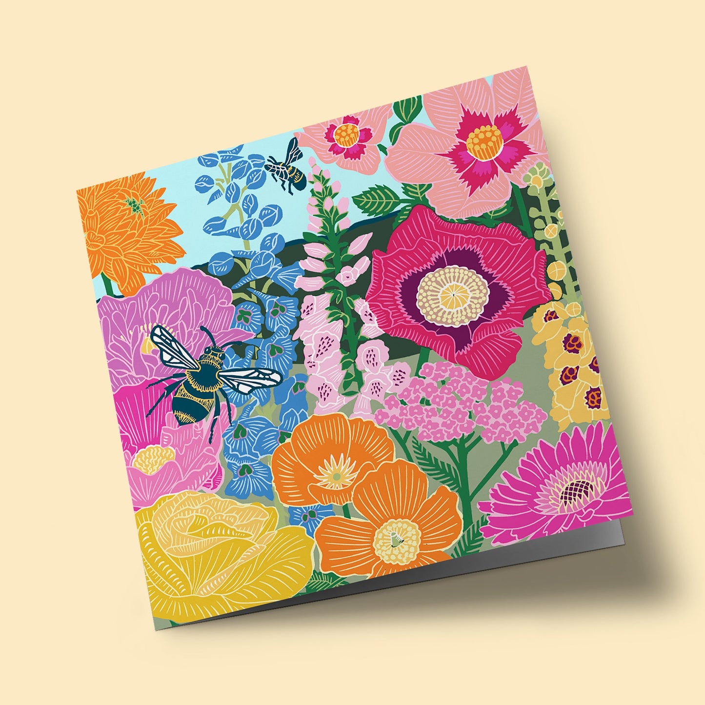Nature Trail - Bee and flowers