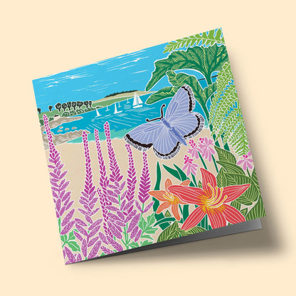 Nature Trail - Butterfly and flowers at the beach