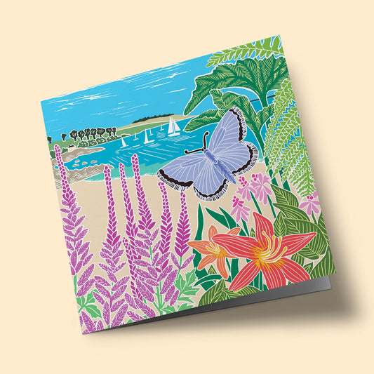 Nature Trail - Butterfly and flowers at the beach