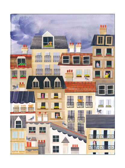 Une face de "Paris de Tracey" par Tracey English