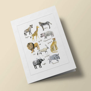 Histoire Naturelle - Animaux de la savane