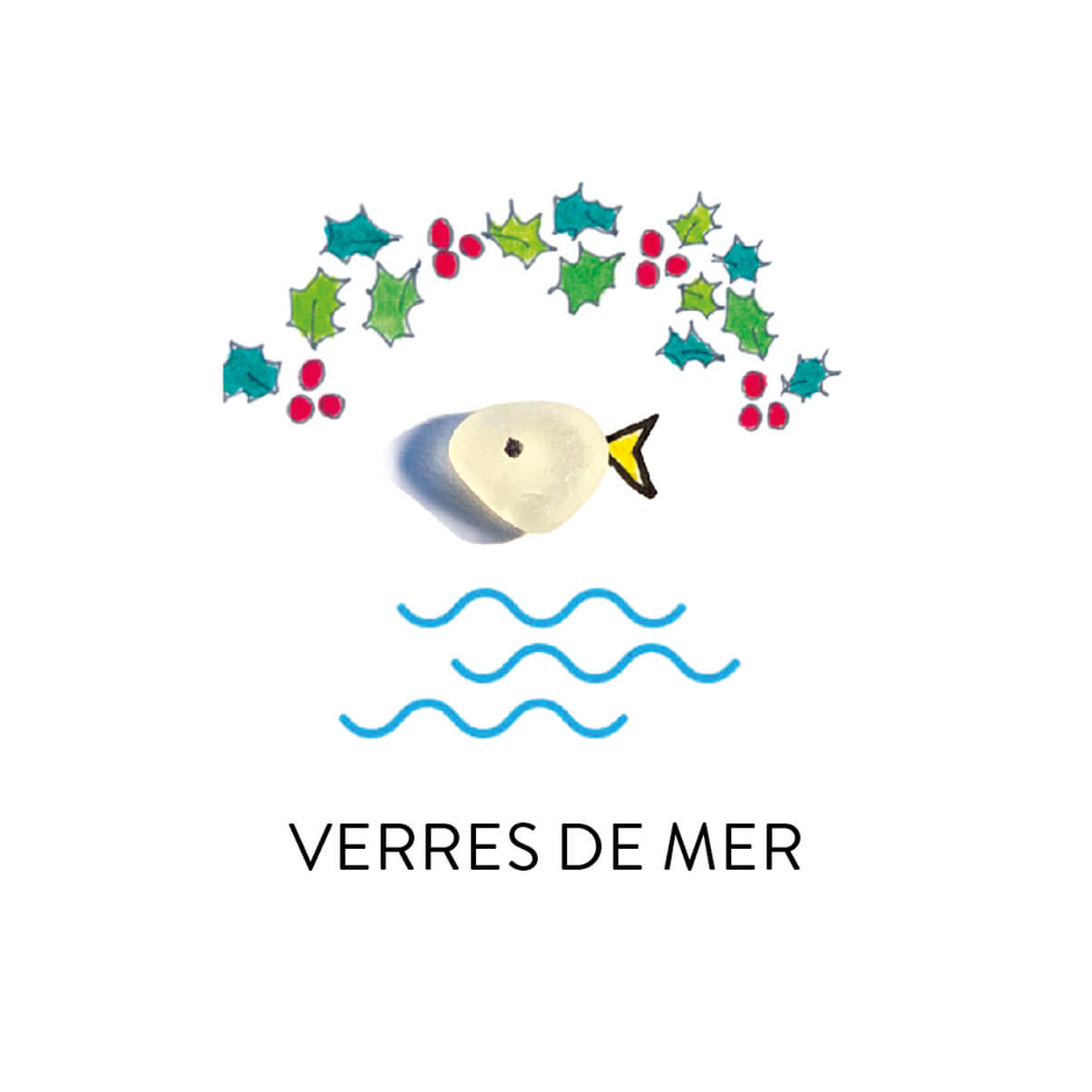 Une face de "Verre de mer Noël" par Archie
