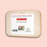 Carte en bois - Fleuriste