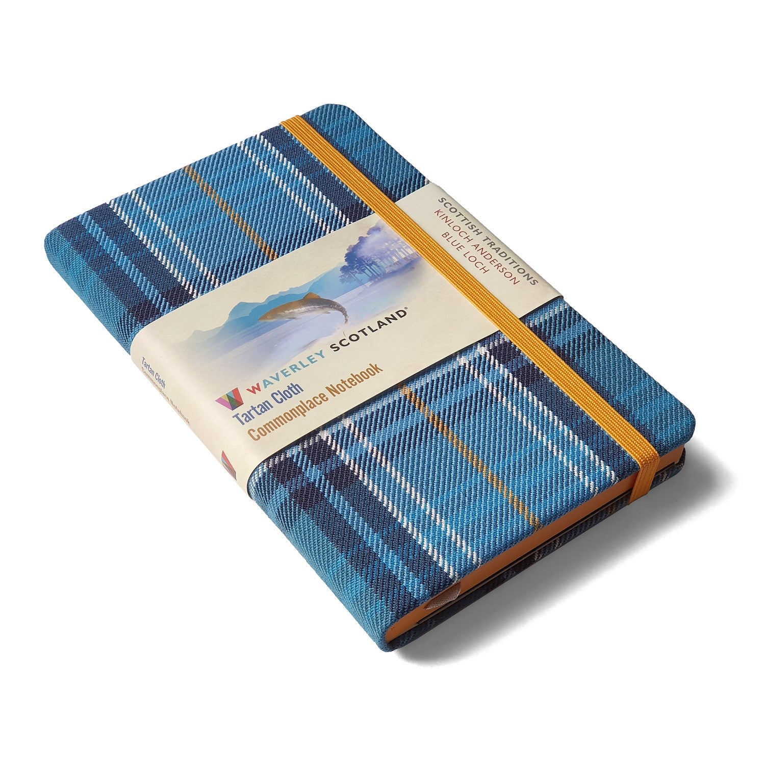 KA Blue Loch - tartan notebook
