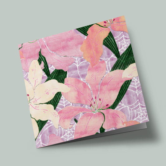 Art & Craft - Lys et toile d'araignée