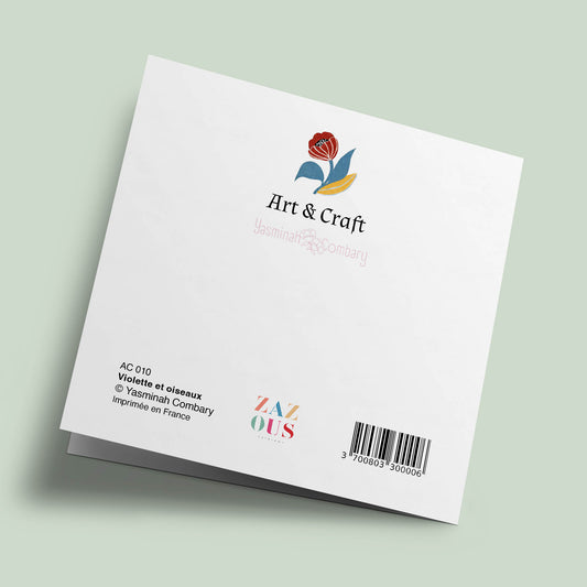 Art & Craft - Violette et oiseaux