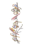Dried Flower Artwork of Birds