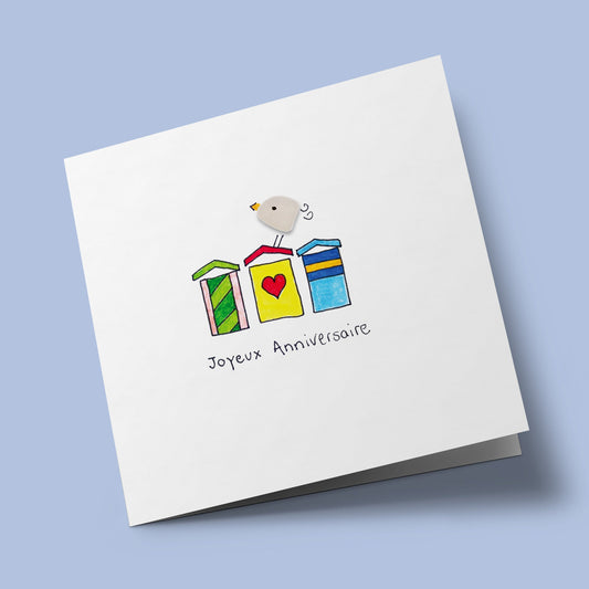 Verre de mer - Joyeux anniversaire, cabanes