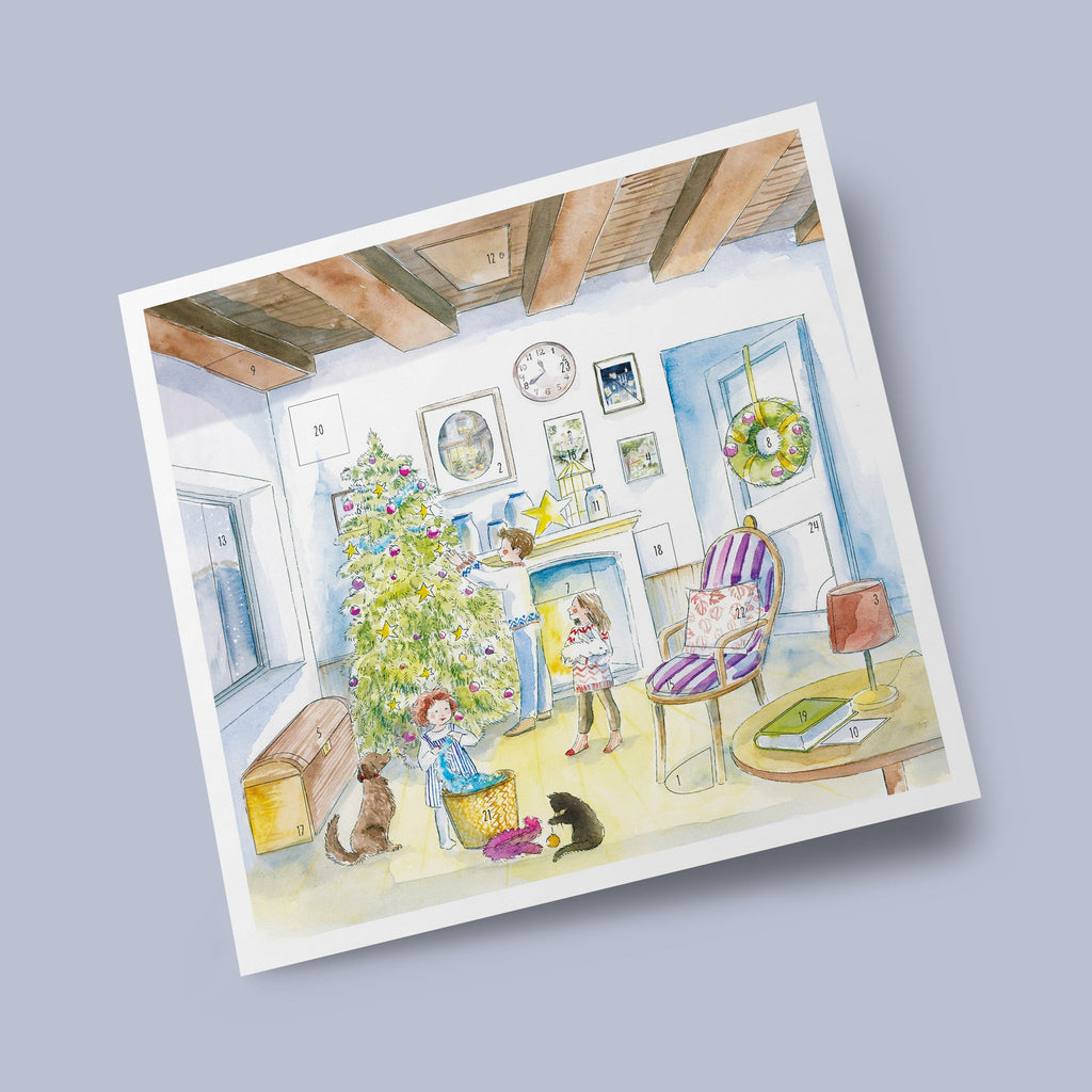 Advent calendar card - Delphine Balme
