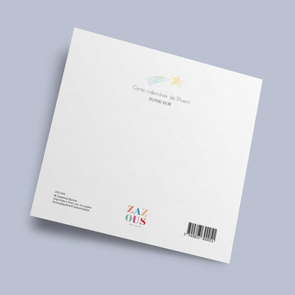 Carte calendrier de l'Avent - Delphine Balme