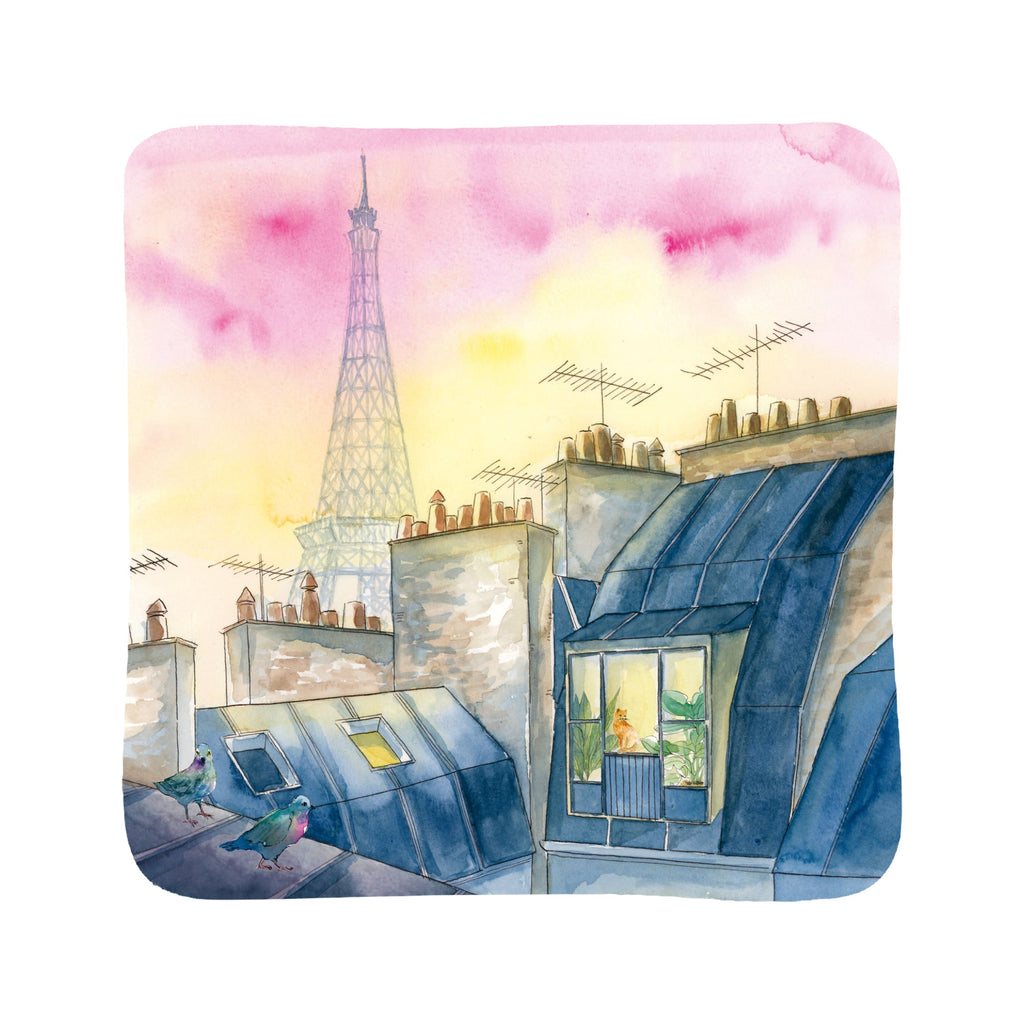 Paris Souvenirs - Tour Eiffel au crépuscule
