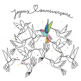 Mobius - anniversaire, colibris