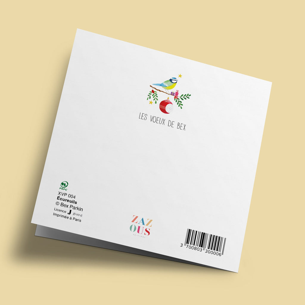 Voeux de Bex - écureuils