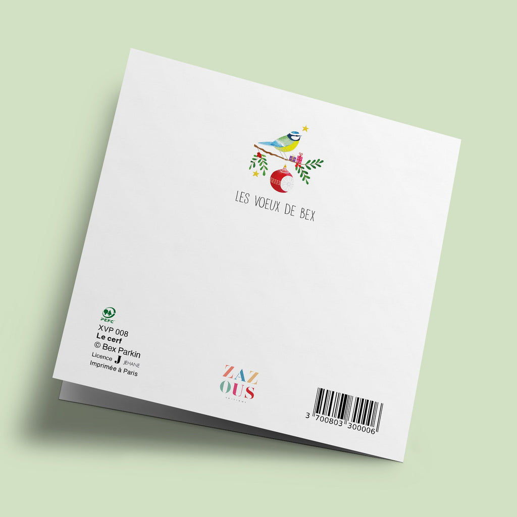Voeux de Bex - cerf