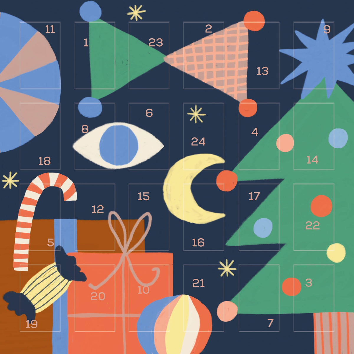 Advent calendar card - Emilie Capman