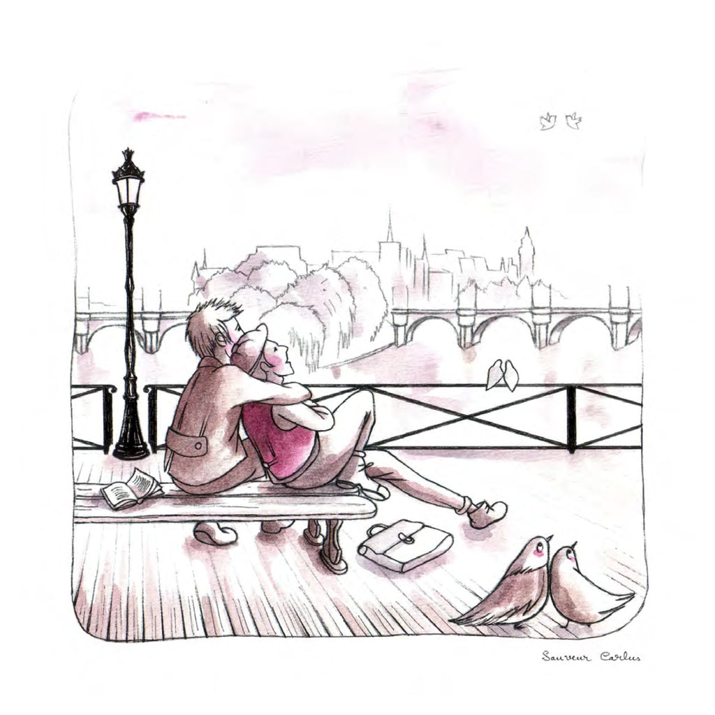 Paris Poetry - Bridge of Love