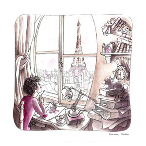 Paris Poésie - Regard d'un artiste vers le Tour Eiffel