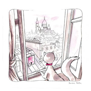 Paris Poetry - Cats at the Sacré-Cœur