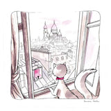 Paris Poetry - Cats at the Sacré-Cœur