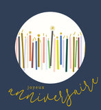 Une face de "Let's Celebrate" par Caroline Gardner