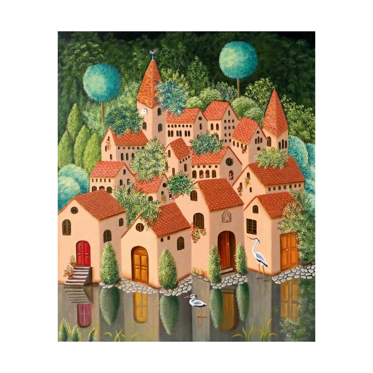 Une face de "Heureux qui Comme Ulysse" par Christine Fraga