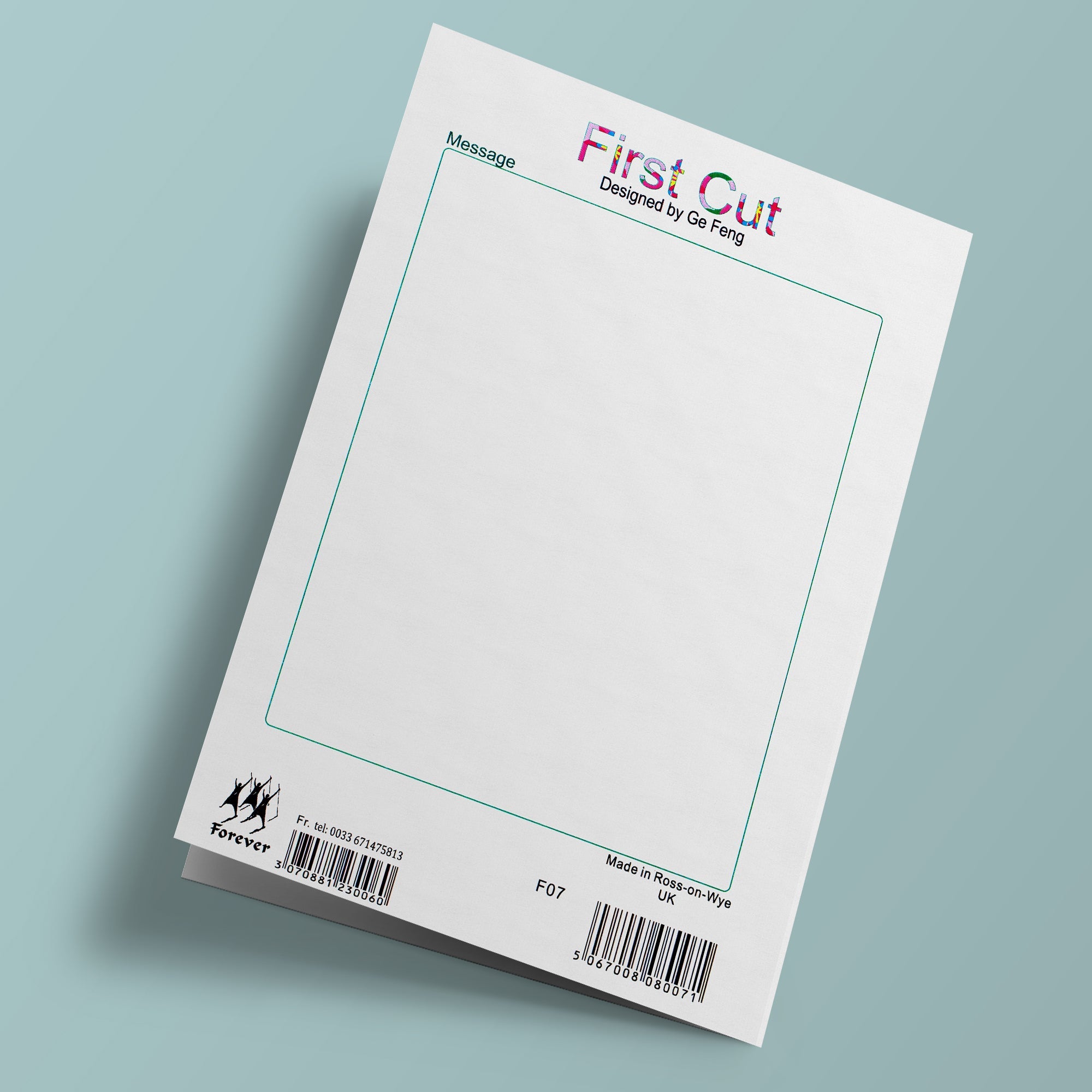 Carte découpée - Papillons et fleurs