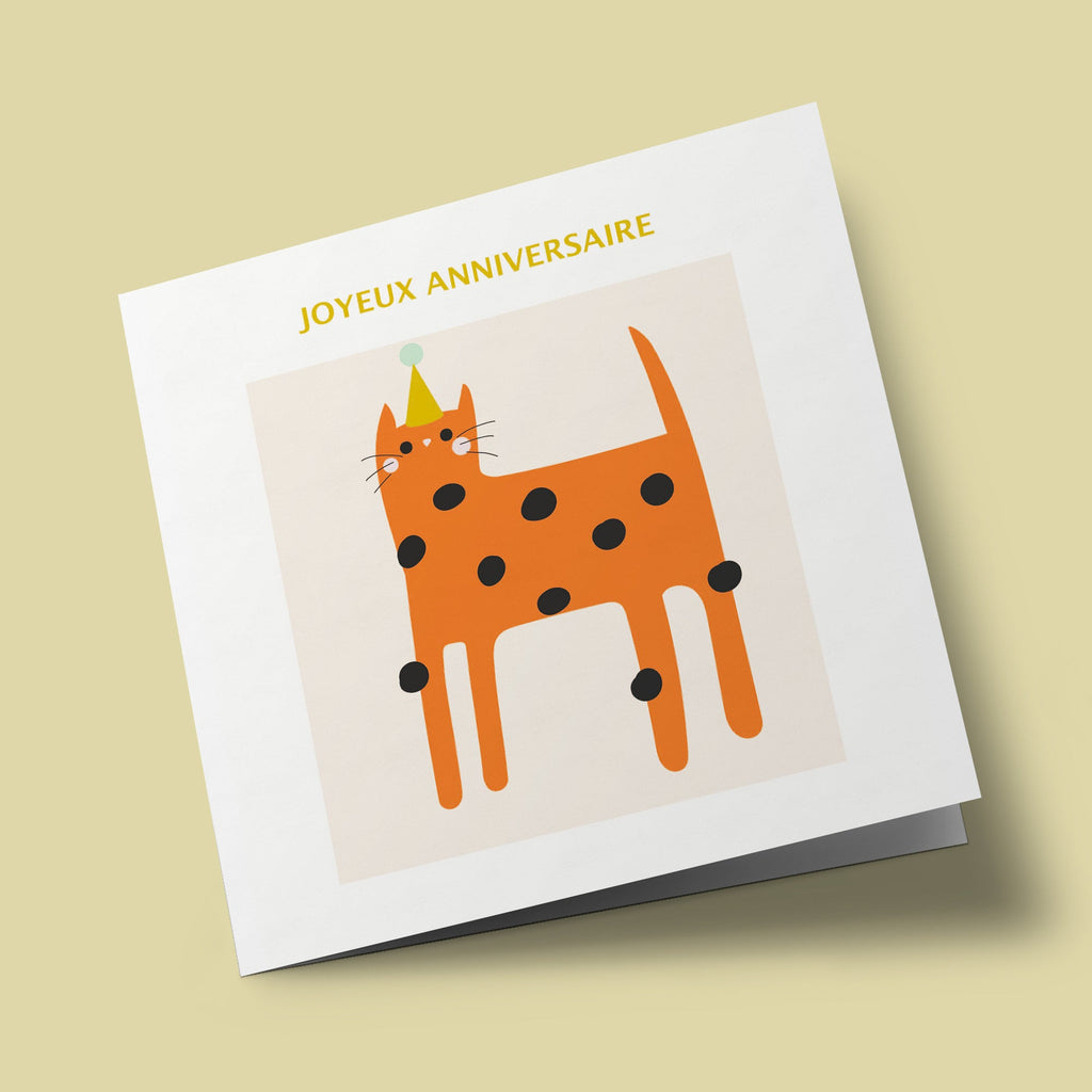 Framed - chat d'anniversaire