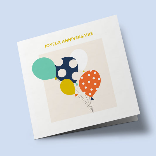 Framed - birthday balloons