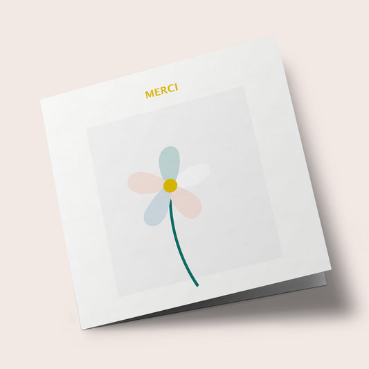 Framed - thank you flower