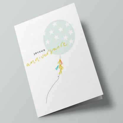 Special Celebrations - Peach Mint Green Birthday Balloon