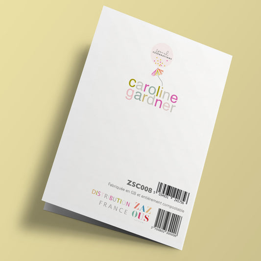 Special Celebrations - Ballon d'anniversaire couleur pêche