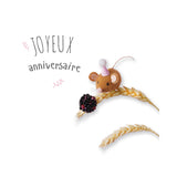 1 2 3  Soleil - Souris et mure, anniversaire