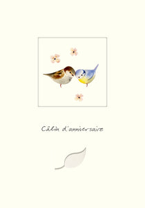 Little Windows - "Calin d'anniversaire", two birds
