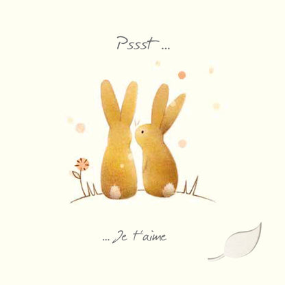 "Pssstâ€¦I love you" - Lapins