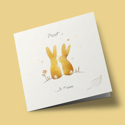 "Pssstâ€¦I love you" - Lapins