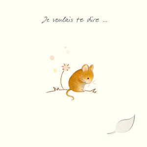 "I wanted to tell you…" - Smile