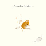 "I wanted to tell you…" - Smile