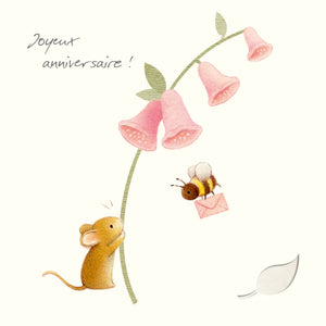 Owl's Nest - "Joyeux anniversaire !" - Souris et abeille