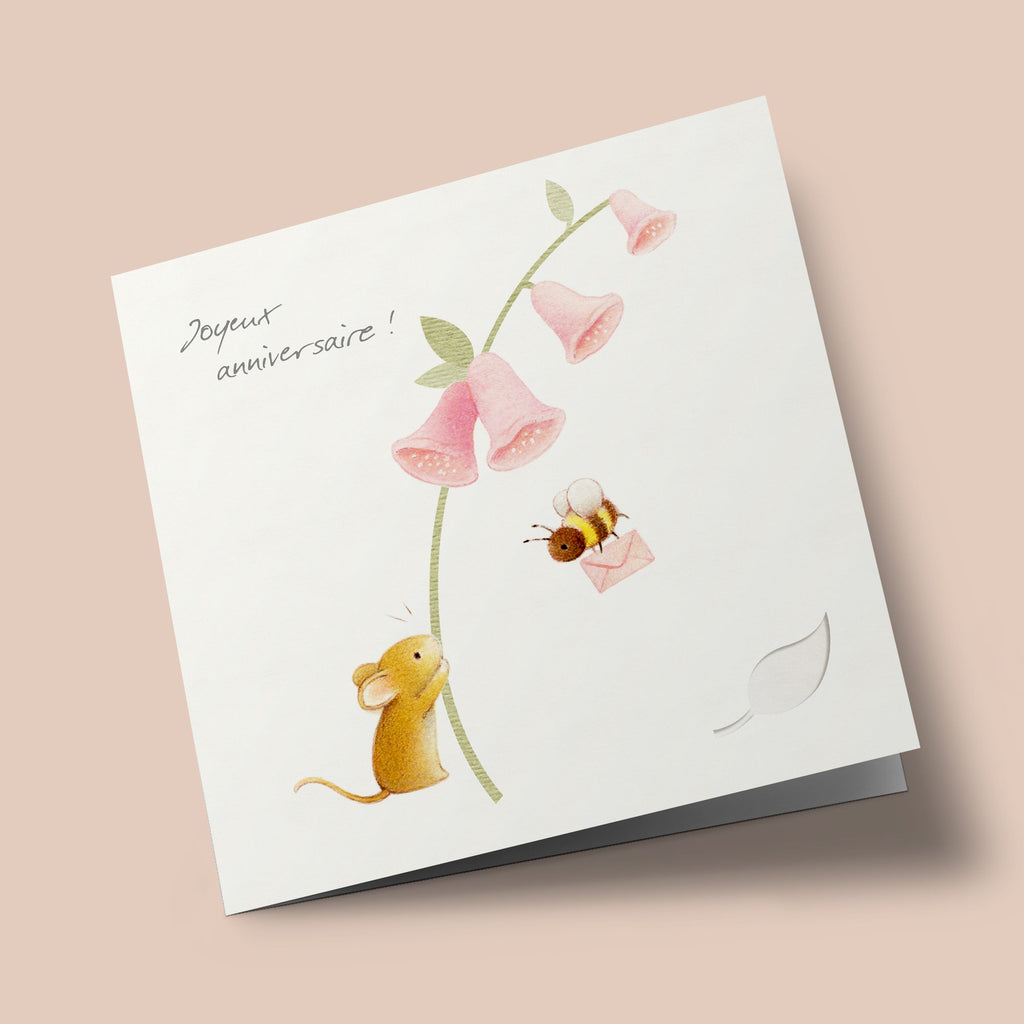 Owl's Nest - "Joyeux anniversaire !" - Souris et abeille