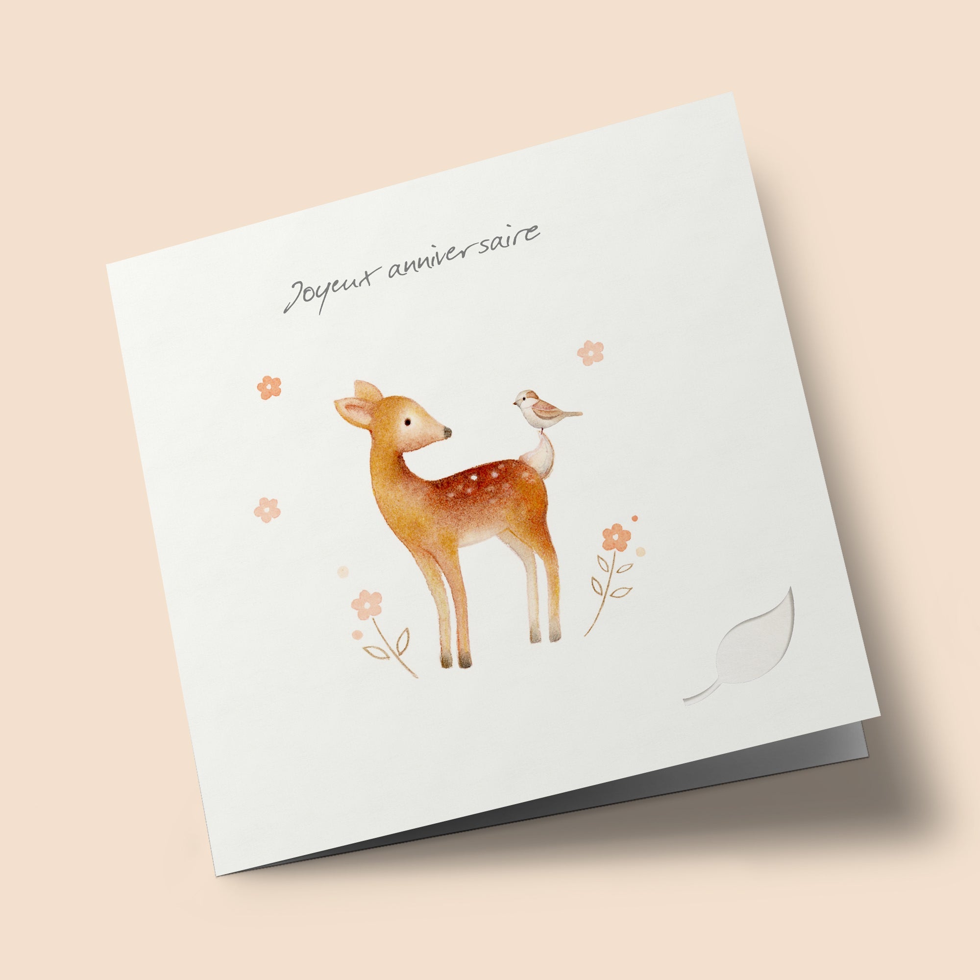 Owl's Nest - "Joyeux anniversaire" - Deer and Bird
