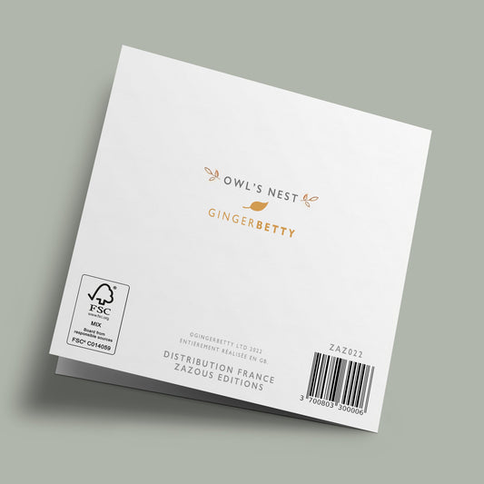 Owl's Nest - "Merci !" - Bee and butterfly