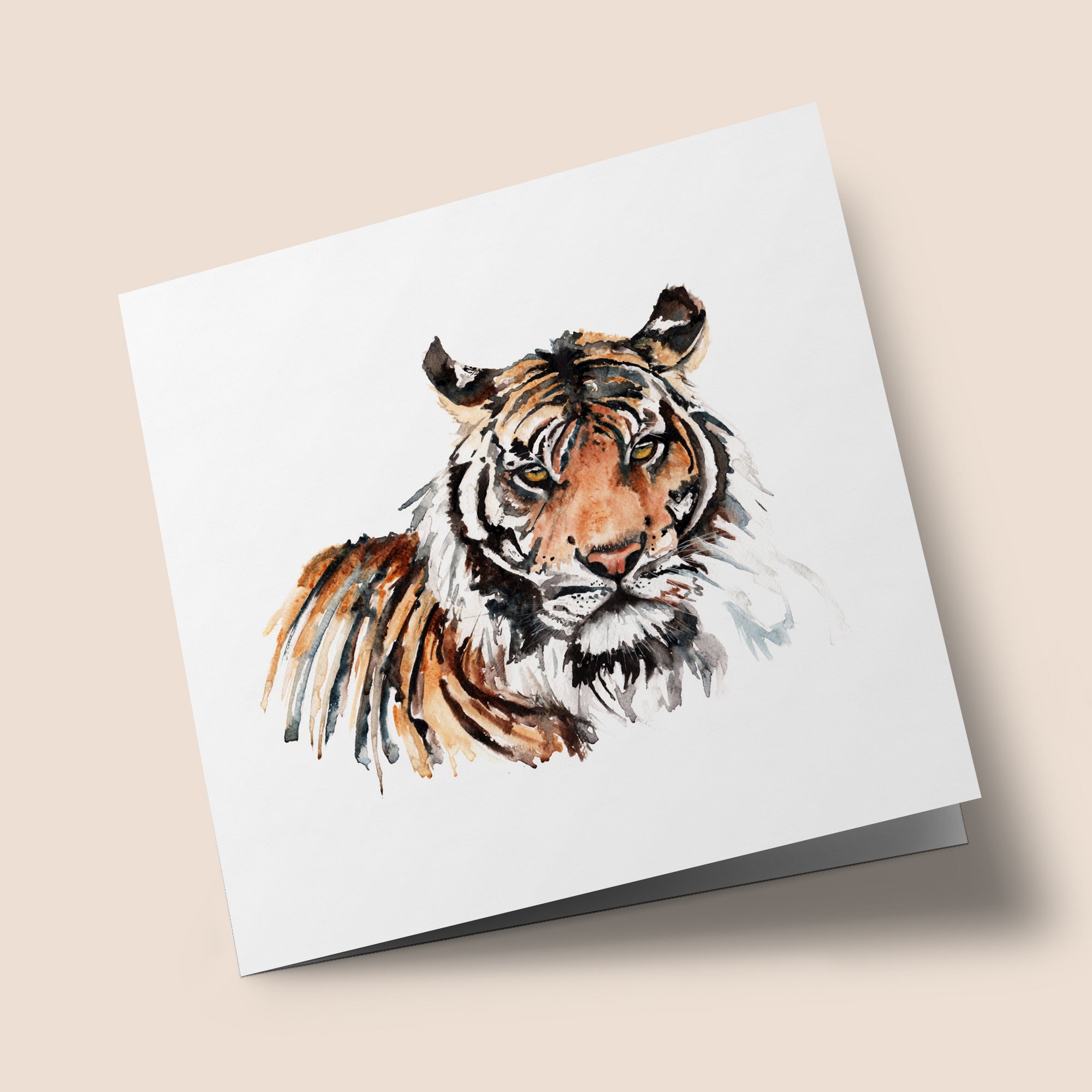 Naturaliste - Aquarelle d'un tigre