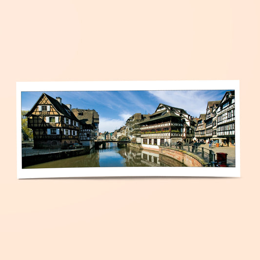 Carte panoramique - la Petite France, Strasbourg