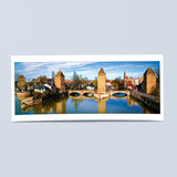 Carte panoramique - les ponts couverts, Strasbourg