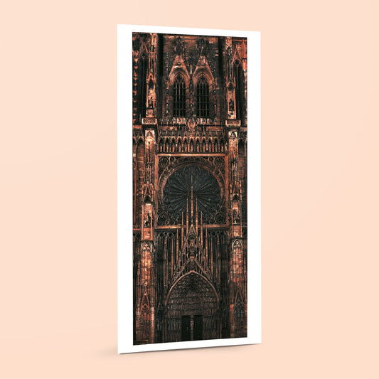 Carte panoramique - cathédrale, Strasbourg